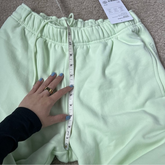 NWT Athleta Forever Fleece High Rise Jogger Honeydew Green Size XS Women - Picture 7 of 14